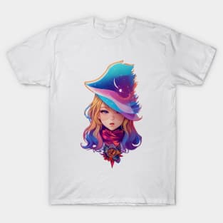 woman pop ilustrator design T-Shirt